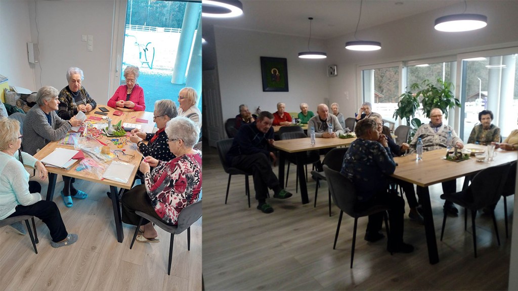 ROZMAITE SPOTKANIA I ZAJĘCIA W DOMU DZIENNEGO POBYTU „DOMU PRZYJAŹNI” W&nbsp;ŁĄKIEM